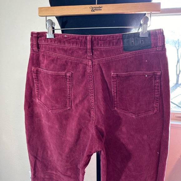 BDG Corduroy Pants Womens Size 30 Maroon High Rise Mom Pants - Picture 8 of 8